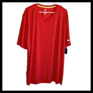 NWT Pro Player Mens 2X Red Performance Tee Short Sleeve Wicking Shirt